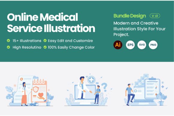 A Designer's Review: Embroidery Use for Medical Service Bundles