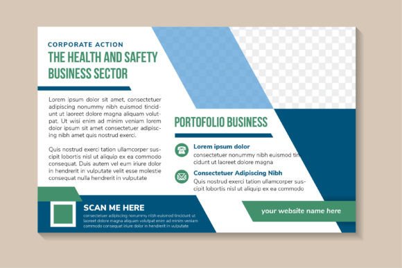 A Professional Designer’s Take on Corporate Action Horizontal Flyer