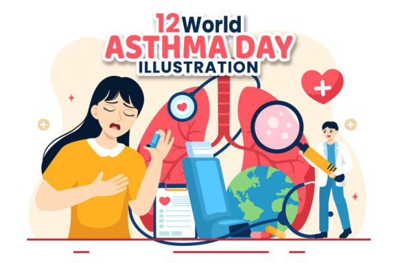 A Real-World Designer's Review of the 12 World Asthma Day Illustration