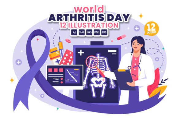 A World Arthritis Day Embroidery Design for Real Projects
