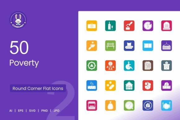 Evaluating Icons for Embroidery: The Poverty Filled Round Corner Set