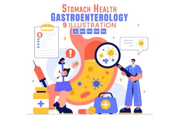 Reviewing a Stomach Health Design for Embroidery