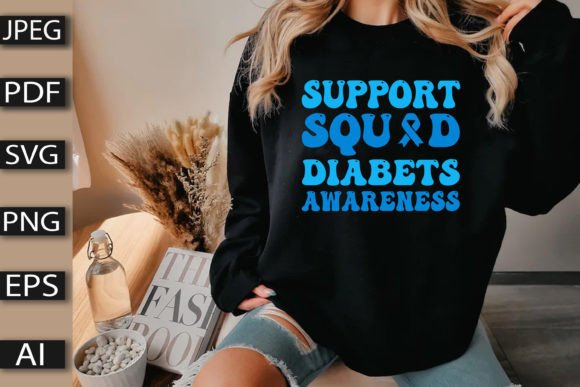 Reviewing the Support Squad Diabetes Awareness Embroidery Design